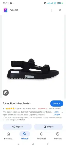 Sandal gunung puma