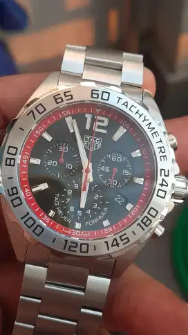 Jam tangan tag heuer formula red dial