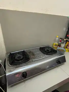 kompor rinnai stainless steel