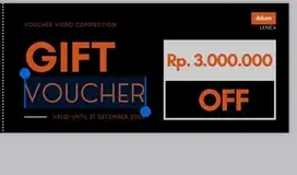 Voucher Blum 3 juta