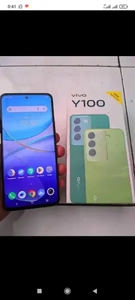 Jual vivo y100 ram 8/128 kelengkapan Fulset ful ori mahar 1,900