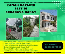 Bismillah.jual tanah kavling murah di surabaya barat
