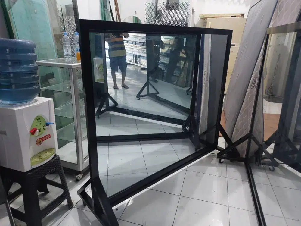 KACA CERMIN STUDIO BESAR KACA STUDIO ALUMINIUM