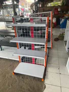 Rak gondola bekas mulus