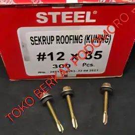Baut drilling Sekrup / Skrup / Roofing halus merk PATTA 12x35 3,5cm