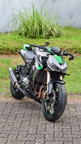 Kawasaki Z1000 Sugomi 2016, Silver Green SE, like new, full mulus,