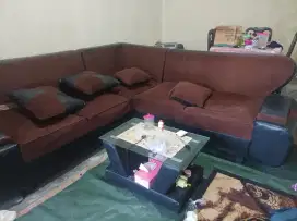 Jual cepat Preloved sofa bentuk L