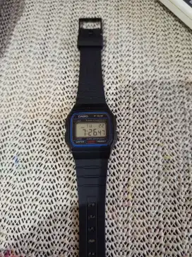 Jam Casio F91w fullset original
