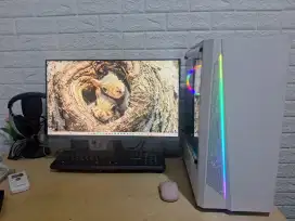 PC Edit Dan Gaming Ryzen 3200G RAM 1TB Plus SSD Mulus Like New