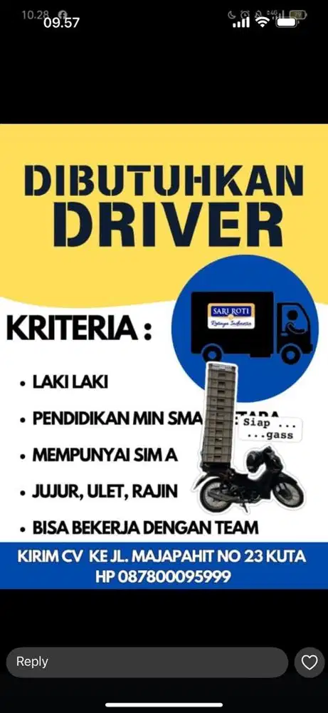 PT. GAS (SARI ROTI)