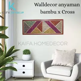 Walldecor/hiasan dinding bambu aestheticWalldecor/hiasan dinding estet