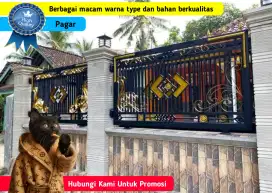 Gerbang Pagar Besi dan Stanless Berkualitas Harga Promosi