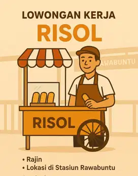 Lowongan Penjaga Risoles, Gaji Menarik, Ada Bonus