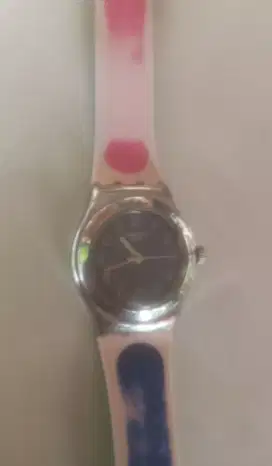 Jam tangan Swatch tali lilit
