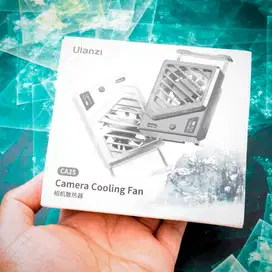 Ulanzi CA25. Camera Cooling Fan for Sony Fuji Nikon Canon. Black. Used