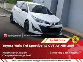 [ GARANSI 1TH ] Toyota Yaris Trd Sportivo 1.5 CVT AT Putih 2019/2020