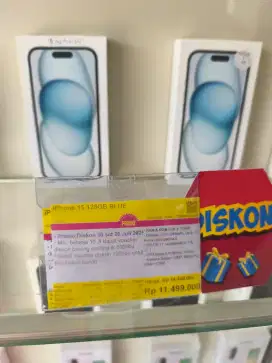 Promo iphone 15 128GB blue