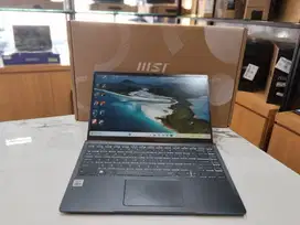 PROMO!! MSI MODERN 14 B10MW CORE I3-10110U/RAM 8GB/SSD 256GB/LIKE NEW