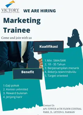 Dicari Marketing Berpengalaman