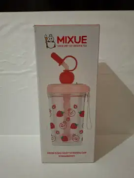 Snow King Fruit Stirring Cup Strawberry/ Tumbler Mixue (330 ml)
