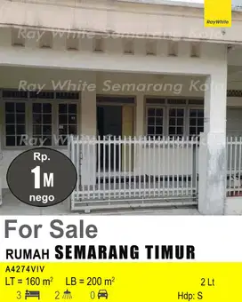 DIJUAL RUMAH DI SEMARANG TIMUR A4274