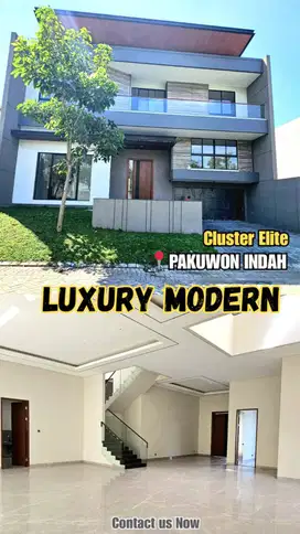 ‼️ HOT NEW GRESS MODERN LUXURY  Pakuwon Indah ️Kusen pintu merbau