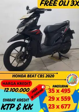 HONDA BEAT CBS 2020 bisa cash dan kredit