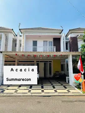 Dijual Rumah Cluster Acacia Summarecon Bekasi  Lebar 8 x 17
