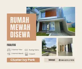 Disewakan Rumah Ivy Park 2LT BSB City Cluster 2LT Non Furnish