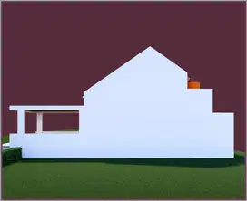 Rumah di Jogja Barat Desain Jepang Ada Pos Security Area Exit Tol Sent