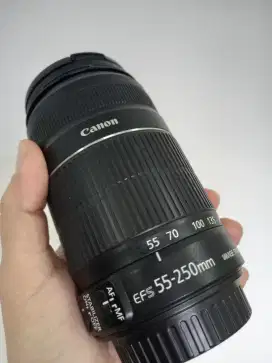 Jual lensa 55-250  tele