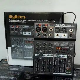 Mixer ASHLEY 4 Chanel BigBerry original Big Berry 99DSP Reverb OTG