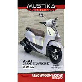 SKUTER MATIC MEWAH ‼️ YAMAHA GRAND FILANO LUX 2023 WARNA FAVORIT PUTIH