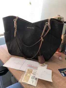 Tas Wanita Michael Kors Large Chain Tote Original