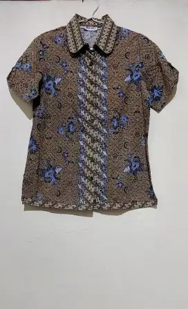 Kemeja Batik Keris lengan pendek size M