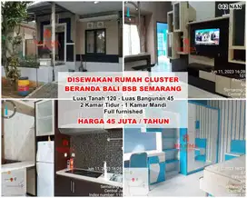 Disewakan rumah furnished bsb beranda bali