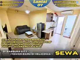 Langsung Huni! Sewa 2BR HOOK Furnished Tower Heliconia Di Bassura City