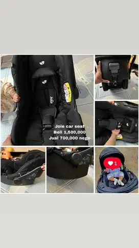 Joie car seat baby