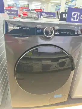 Mesin Cuci Sharp 9kg | Promo Cicilan Bunga Ringan Mulai dr 200rb/bulan