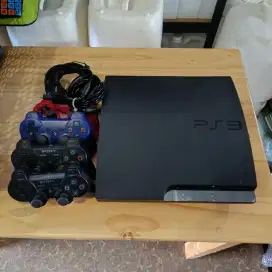 Playstation 3 PS 3 Slim 500 GB Full Game Fullset dapat 4 stik