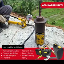 Uji Tarik / Test Tarik (Pull Out Test) Chemical Besi Rebar