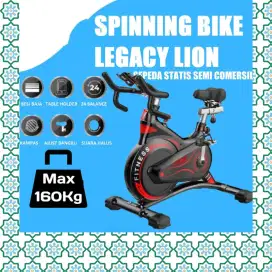 Sepeda statis Spinning Legacy Lion alat kebugaran MGE-881