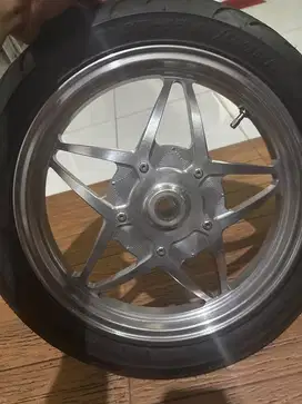 DI JUAL VELG VND BINTANG CHROME RING 14 + BAN