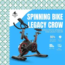 Sepeda statis Spinning Legacy Crow MN alat olahraga LNJ-482