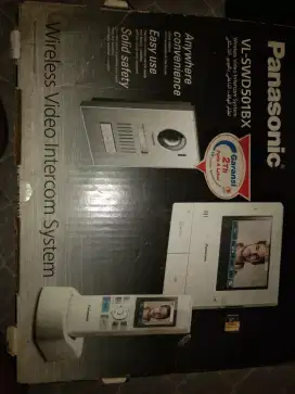 Jual wireless video intercom system merk panasonik