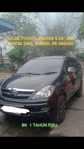 Dijual Mobil Toyota Innova V2.0, M/T tahun 2006