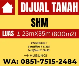 JUAL CEPAT TANAH STRATEGIS COCOK BUAT USAHA RESTO KLINIK ATAU CAFE