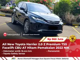 [KM 16RB] All New Toyota Harrier 2.0 Z Premium TSS AT Hitam 2021 2022