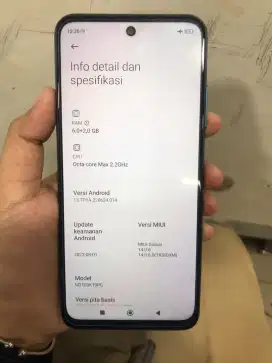 Poco M3 Pro 5G 6/128gb 
Kelengkapan unit charger