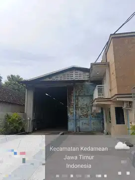 0813,77 gudang lelang Gresik di kedamean di Raya slempit